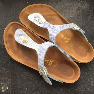 Birkenstock sandals, mismatched sizes 38 & 39